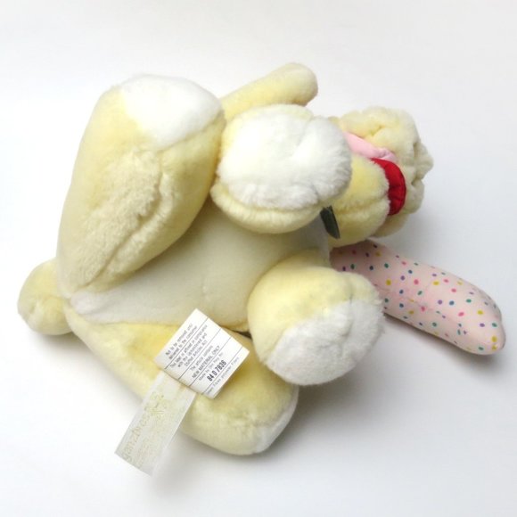 Vintage 80s Wrinkles Plush Dog With Bone! - Picture 8 of 9